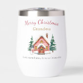 Personalized Christmas Grandma Tumbler Gift (Vorderseite)