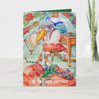 Personalized Christmas Greeting Card for Good Kids Karte