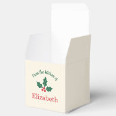 Personalized Christmas Holiday Kitchen Holly Berry Geschenkschachtel (Geöffnet)