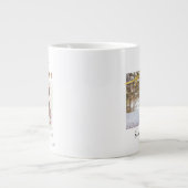 Personalized christmas holiday photo x Mas tee Jumbo-Tasse (Vorderseite)