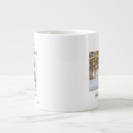 Personalized christmas holiday photo x Mas tee Jumbo-Tasse