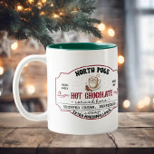 Personalized Christmas Hot Cocoa  Zweifarbige Tasse
