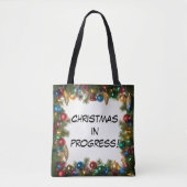 Personalized Christmas In Progress - Tasche (Vorderseite)