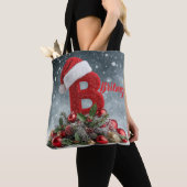 Personalized Christmas Initial Tote Bag with Custo Tasche (Von Nahem)