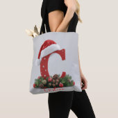 Personalized Christmas Initial Tote Bag with Custo Tasche (Von Nahem)
