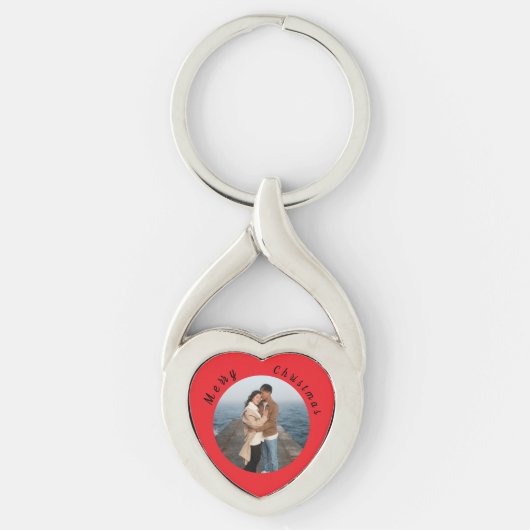 Personalized Christmas Keychain Schlüsselanhänger (Vorderseite)