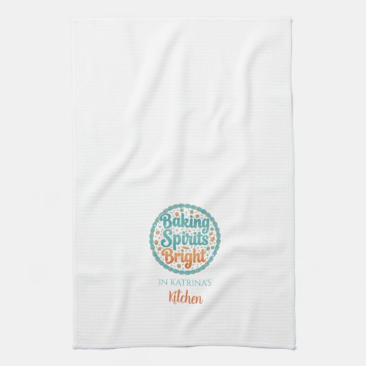 Personalized Christmas Kitchen Towels Geschirrtuch (Vertikal)