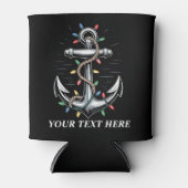 Personalized Christmas Lights Boating Sailing Dosenkühler (Vorderseite)