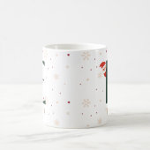 Personalized Christmas Monogram E Mug Kaffeetasse (Mittel)