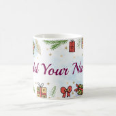 Personalized Christmas Mug – Add Your Name Kaffeetasse (Mittel)