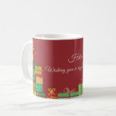 Personalized Christmas Mug – Cozy Holiday Design Kaffeetasse (Vorderseite Links)