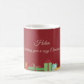 Personalized Christmas Mug – Cozy Holiday Design Kaffeetasse (Mittel)