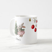 Personalized Christmas Mug Custom Name Holiday Cup Kaffeetasse (Vorderseite Links)