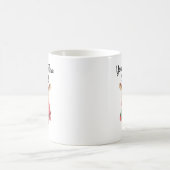 Personalized Christmas Mug With A Cute Reindeer Kaffeetasse (Mittel)