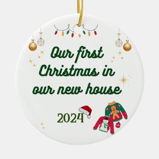 Personalized Christmas Ornament (Vorne)