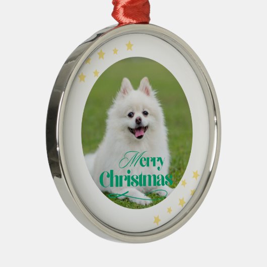 Personalized Christmas Ornament Aus Metall (Rechts)