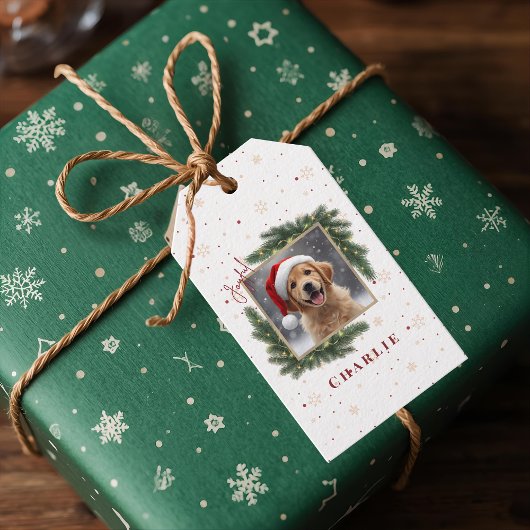 Personalized Christmas Pet Photo – Holiday Geschenkanhänger