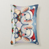 Personalized Christmas Pillow Duo Love Elephants Dekokissen (Vorderseite(Vertikal))