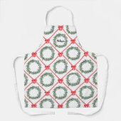 Personalized Christmas Ribbon Apron Schürze (Vorderseite)