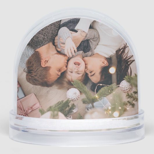 Personalized Christmas Schneekugeln (Vorderseite)