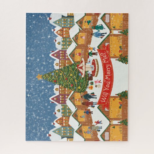 Personalized Christmas Secret Message/Marry me Puzzle (Vertikal)