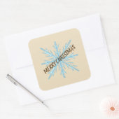 Personalized Christmas Snowflake Stickers – Labels (Umschlag)