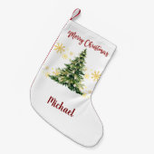 Personalized Christmas Stocking Kleiner Weihnachtsstrumpf (Vorderansicht (hängend))