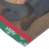 Personalized Christmas Tablecloth with Custom Phot Tischdecke (Schrägansicht)