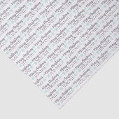 Personalized Christmas Tissue Paper Seidenpapier (Ausschnitt)