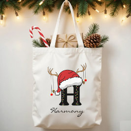 Personalized Christmas Tote Bag for Employees Tragetasche