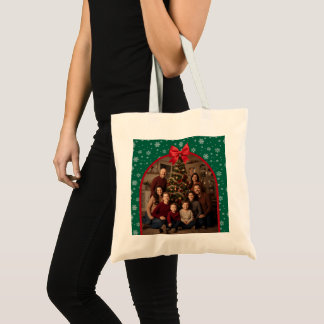 Personalized Christmas Tote Bag with Custom Photo Tragetasche
