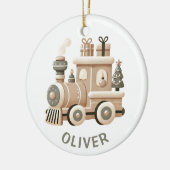 Personalized Christmas Train for Kids  Keramik Ornament (Links)
