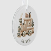 Personalized Christmas Train for Kids Ornament (Vorderseite)
