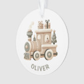 Personalized Christmas Train for Kids Ornament (Vorderseite)
