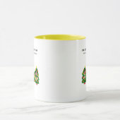 Personalized Christmas Tree  "Best Friend Ever"  Tasse (Zentrum)