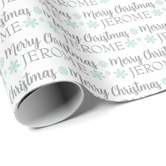 Personalized Christmas Wrapping Paper Geschenkpapier (Rolleneckpunkt)