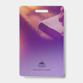 Personalized Church Guest Services Volunteer Badge Ausweis (Rückseite)