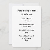 Personalized Cinco de Mayo Fiesta Lemon Lime  Einladung (Rückseite)