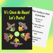 Personalized Cinco de Mayo Fiesta Lemon Lime Einladung