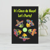 Personalized Cinco de Mayo Funny Lemon Lime Einladung (Stehend Vorderseite)