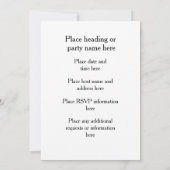 Personalized Cinco de Mayo Funny Lemon Lime Einladung (Rückseite)