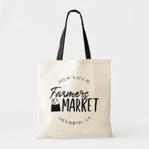Personalized City Farmers Market Tragetasche