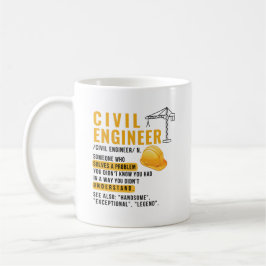 Personalized Civil Engineer Definition Funny Kaffeetasse