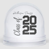Personalized Class of 2025,A Timeless Graduation  Schneekugeln (Vorderseite)