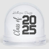 Personalized Class of 2025,A Timeless Graduation  Schneekugeln (Rückseite)