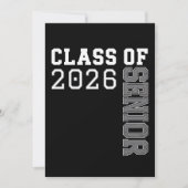 Personalized Class Of 2026 Senior Graduation Einladung (Vorderseite)