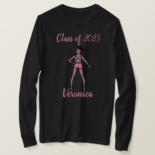 Personalized Class of Majorette Shirt CCandy (Design vorne)