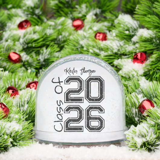 Personalized Class of Year Graduation Keepsake Schneekugeln (Weihnachten)