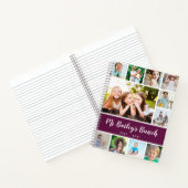 Personalized Class Photo Collage Teacher Notizblock (Innenseite)