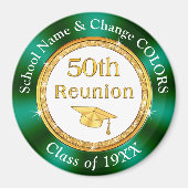 Personalized Class Reunion Gifts. Class Reunion Magnet (Vorne)